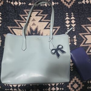 Kate Spade Light Blue Tote Bag